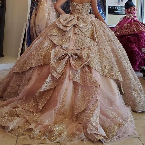 pink sweetheart quinceanera dresses with bows ball gown birthday gown applique tulle lace-up sweet 16 dresses vestidos de 15, Blue;red
pink sweetheart quinceanera dresses with bows ball gown birthday gown applique tulle lace-up sweet 16 dresses vestidos de 15, Blue;red