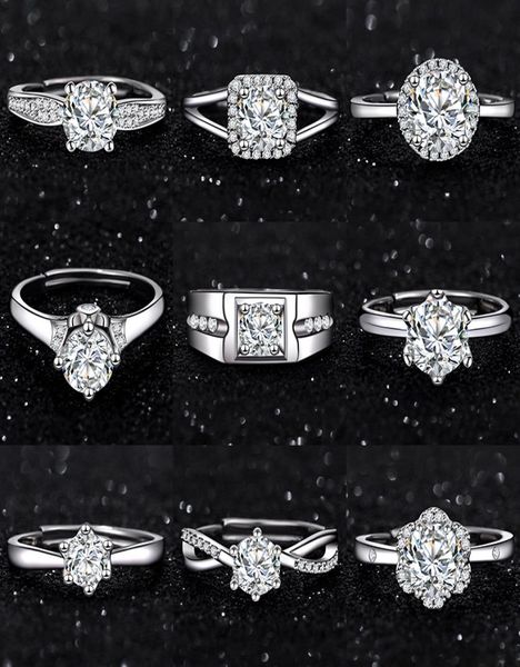 wedding band rings women engagement gift imitation moissanite jewelry6251967, Silver
wedding band rings women engagement gift imitation moissanite jewelry6251967, Silver