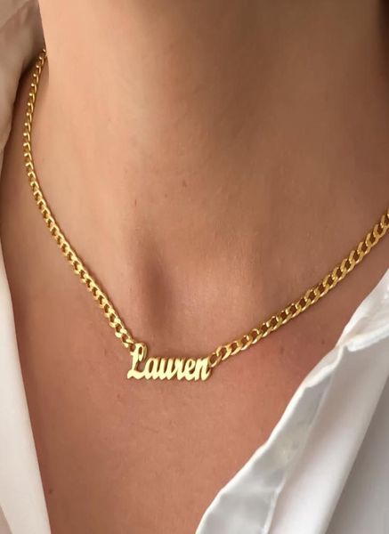 cuban chain name necklace pendant customized jewelry personalized stainless steel nameplate choker necklaces for women men gifts y6474891, Silver
cuban chain name necklace pendant customized jewelry personalized stainless steel nameplate choker necklaces for women men gifts y6474891, Silver