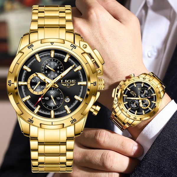 wristwatches big watches for men luxury brand lige quartz mens watch sport waterproof wrist watches chronograph date relogio masculino 23072, Slivery;brown
wristwatches big watches for men luxury brand lige quartz mens watch sport waterproof wrist watches chronograph date relogio masculino 23072, Slivery;brown