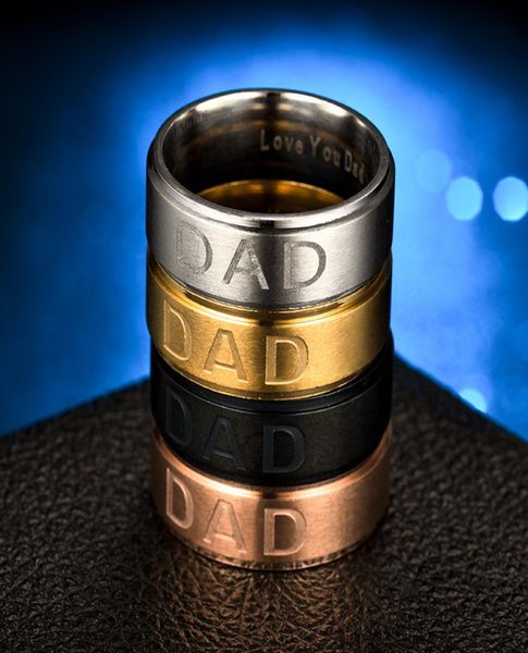 love dad ring stainless steel silver gold band rings mens father day gift fashion jewelry will and sandy3347009
love dad ring stainless steel silver gold band rings mens father day gift fashion jewelry will and sandy3347009