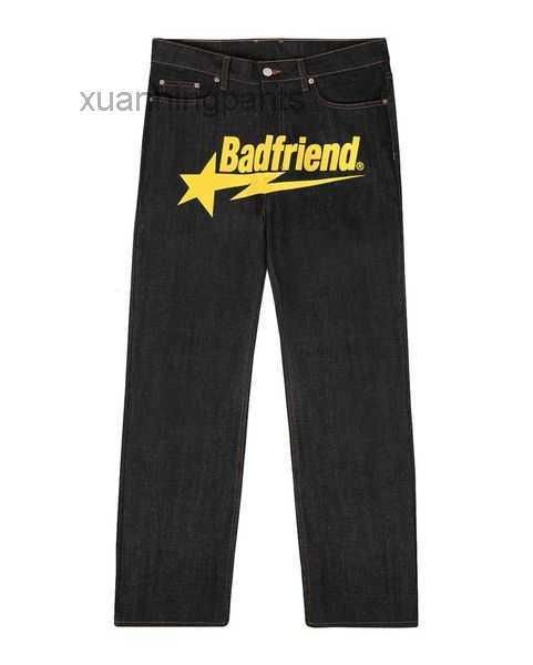 2023 jeans university badfriend hip letter black pants men fashion rock wide foot baggy trouser streetwear oo2c, Blue
2023 jeans university badfriend hip letter black pants men fashion rock wide foot baggy trouser streetwear oo2c, Blue