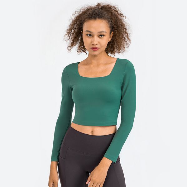 lulu short round neck slim sweatshirt yoga sports coat women's casual long sleeved shirt
lulu short round neck slim sweatshirt yoga sports coat women's casual long sleeved shirt