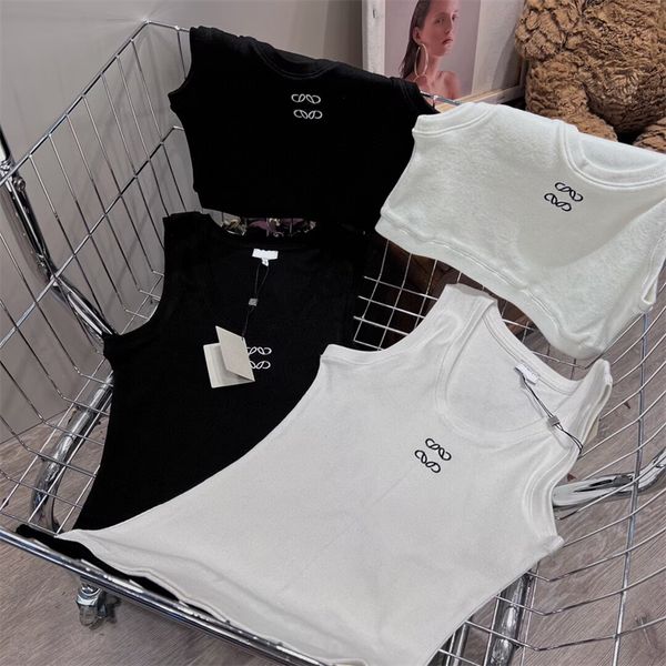 womens embroidery letter tank fashion summer tight camis designer white black croped tanks beach woman clothes
womens embroidery letter tank fashion summer tight camis designer white black croped tanks beach woman clothes