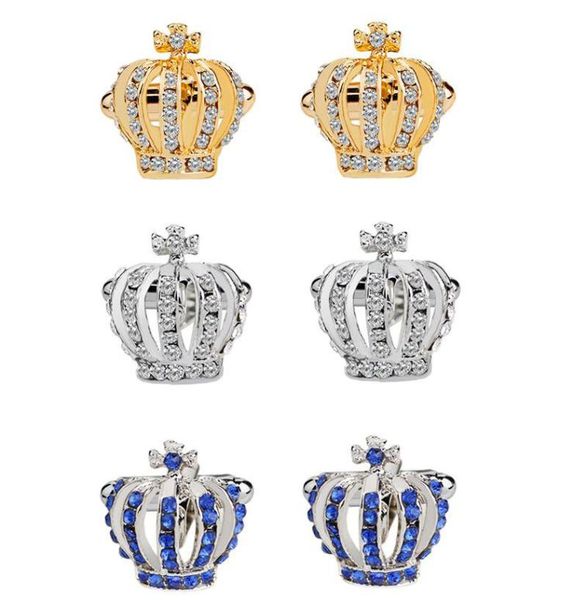 new crystal crown cufflinks women gold silver enamel shirt french cuff links for men wedding engagement fashion jewelry gift bulk9884020
new crystal crown cufflinks women gold silver enamel shirt french cuff links for men wedding engagement fashion jewelry gift bulk9884020