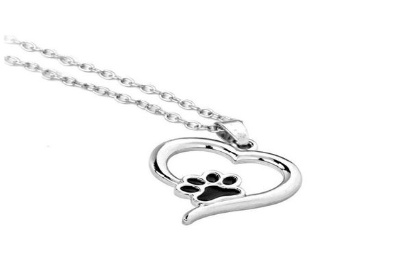 new fashion cute animal dog cat puppy paw in love heart charm necklace black oil paw pendant sisters girls kids family gift efn0172783505, Silver
new fashion cute animal dog cat puppy paw in love heart charm necklace black oil paw pendant sisters girls kids family gift efn0172783505, Silver