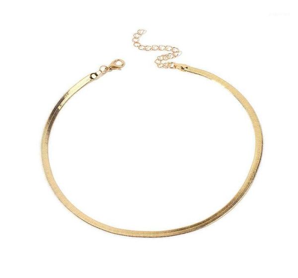 2021 gold/silver plated adjustable 5mm flat chain herringbone choker necklace simple dainty jewelry for women 15" chocker11262607, Golden;silver
2021 gold/silver plated adjustable 5mm flat chain herringbone choker necklace simple dainty jewelry for women 15" chocker11262607, Golden;silver