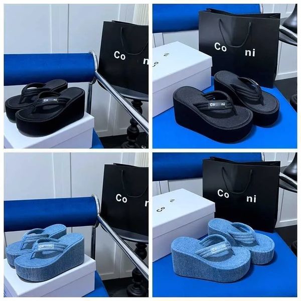 2023 coperni high platform wedge sandal saddles flip-flops italy 5mm arch paris candy colore women designer shoes rubber shoe og summer slip, Black
2023 coperni high platform wedge sandal saddles flip-flops italy 5mm arch paris candy colore women designer shoes rubber shoe og summer slip, Black
