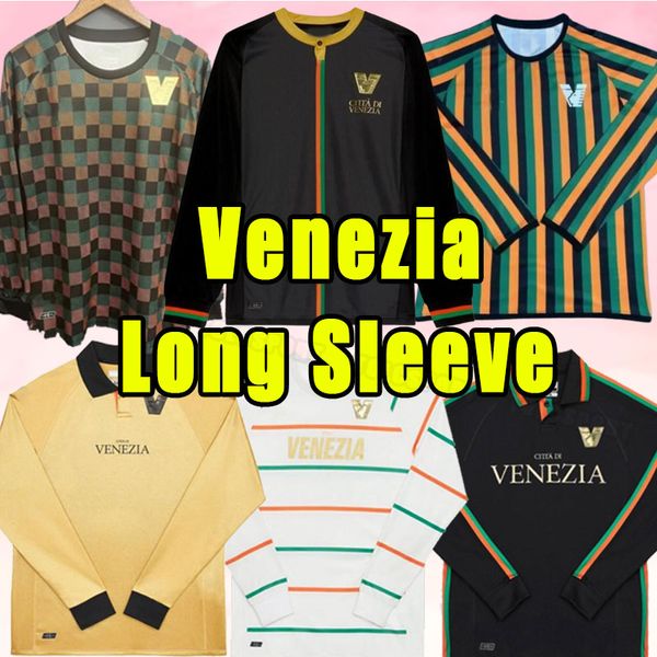 long sleeve 23 24 venezia fc soccer jerseys aramu forte venice 2023 2024 busio 27# football shirts adukt kit uniform men training suit home, Black;yellow
long sleeve 23 24 venezia fc soccer jerseys aramu forte venice 2023 2024 busio 27# football shirts adukt kit uniform men training suit home, Black;yellow