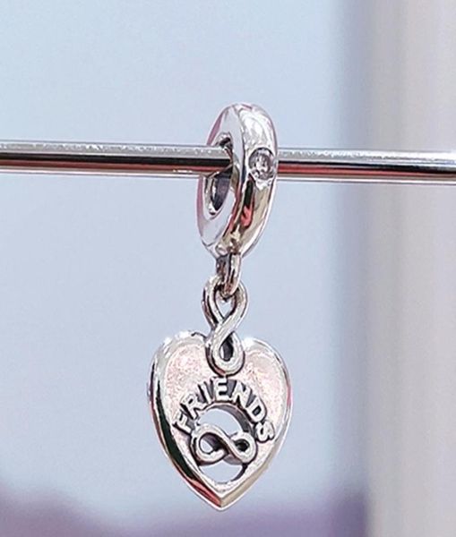 authentic 925 sterling silver friends forever heart dangle charm bead fits european style jewelry bracelets & necklace6031085, Black
authentic 925 sterling silver friends forever heart dangle charm bead fits european style jewelry bracelets & necklace6031085, Black
