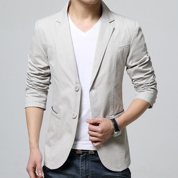 men's suits blazers men's spring and autumn leisure washed cotton blazer slim-fit casual blazer cotton coat business blazer men cl, White;black
men's suits blazers men's spring and autumn leisure washed cotton blazer slim-fit casual blazer cotton coat business blazer men cl, White;black