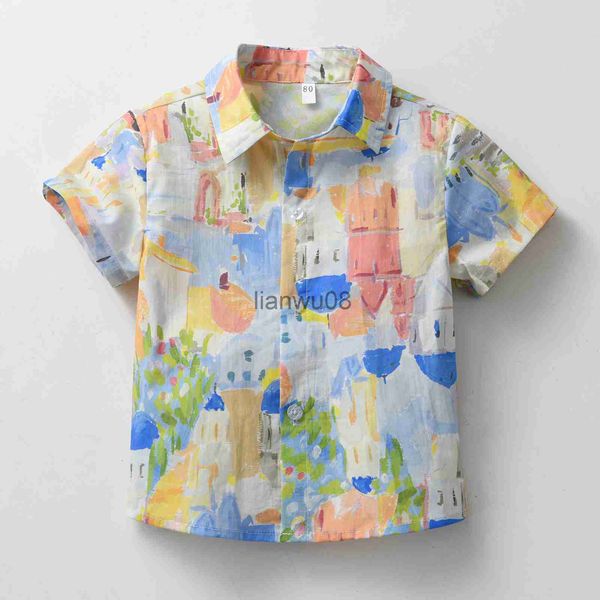 kids shirts boy shirts for children short sleeve flower kids button shirt turndown collar casual baby boys shirts x0728, White;black
kids shirts boy shirts for children short sleeve flower kids button shirt turndown collar casual baby boys shirts x0728, White;black