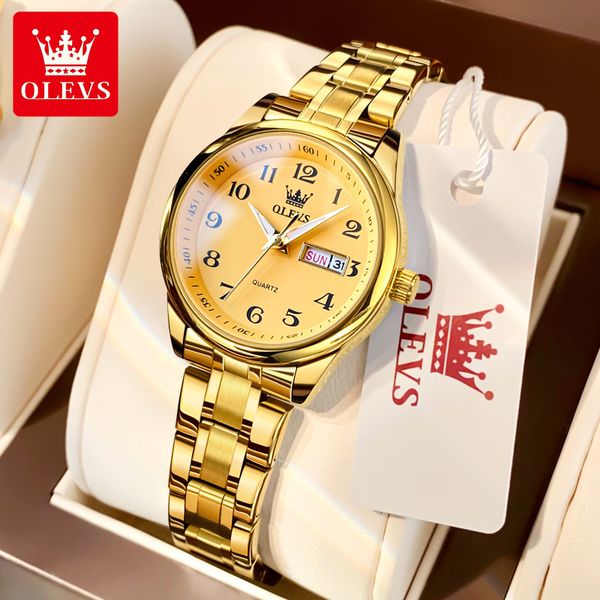 wristwatches olevs quartz watch women fashion ladies watches wrist waterproof luminous stainless steel gold women watches luxury elegant 230, Slivery;brown
wristwatches olevs quartz watch women fashion ladies watches wrist waterproof luminous stainless steel gold women watches luxury elegant 230, Slivery;brown