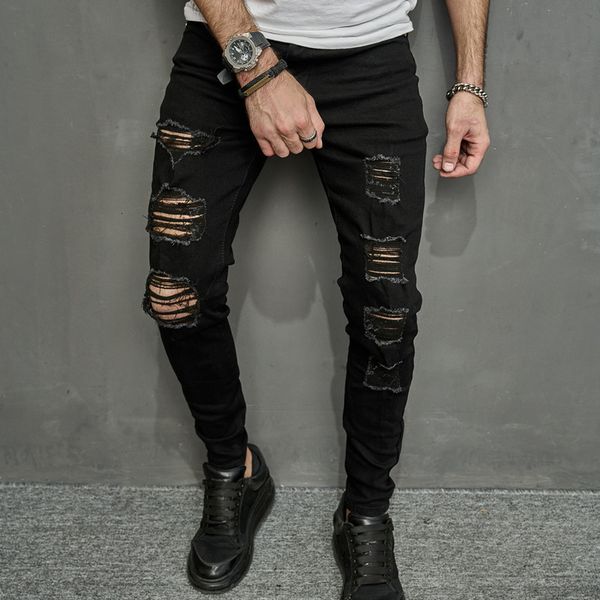 mens jeans mens jeasn american high street trendy perforated casual slimfit holoe denim panst full length streetwear ripped jeans 230729, Blue
mens jeans mens jeasn american high street trendy perforated casual slimfit holoe denim panst full length streetwear ripped jeans 230729, Blue