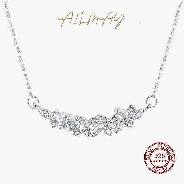 strands strings ailmay genuine 925 sterling silver fine irregular shape clear zircon pendant necklace for women wedding statement jewelry 23, Black
strands strings ailmay genuine 925 sterling silver fine irregular shape clear zircon pendant necklace for women wedding statement jewelry 23, Black