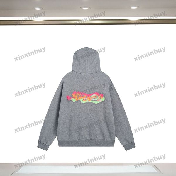 xinxinbuy men women designer sweatshirt hoodie colorful letter embroidery sweater gray blue black white xs-xl, Black;brown
xinxinbuy men women designer sweatshirt hoodie colorful letter embroidery sweater gray blue black white xs-xl, Black;brown