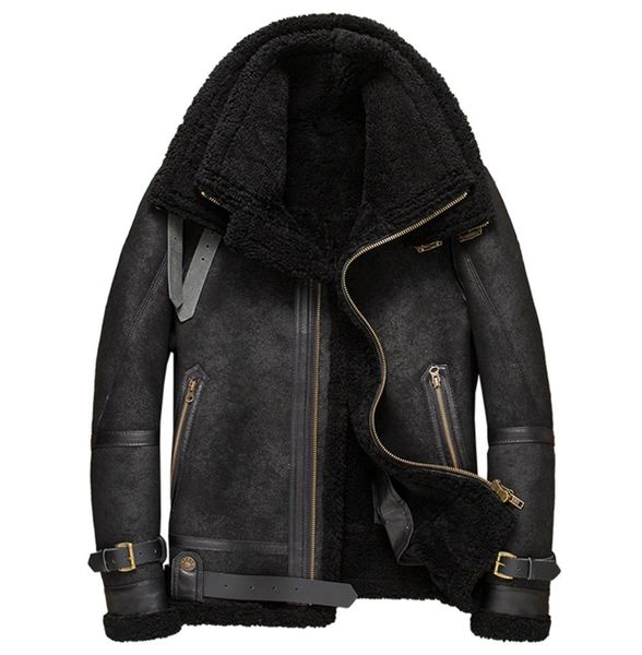 2019 new mens black b3 sheepskin shearling jacket double collar leather jacket short winter fur coat mens motorcycle7073387
2019 new mens black b3 sheepskin shearling jacket double collar leather jacket short winter fur coat mens motorcycle7073387