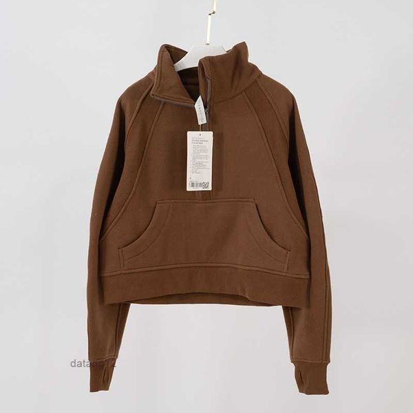 lu-02 yoga hoodie lululemens womens plus velvet thickening jackets hoodys sports half zipper terry designer sweater loose short clothes 1 05, Black;brown
lu-02 yoga hoodie lululemens womens plus velvet thickening jackets hoodys sports half zipper terry designer sweater loose short clothes 1 05, Black;brown