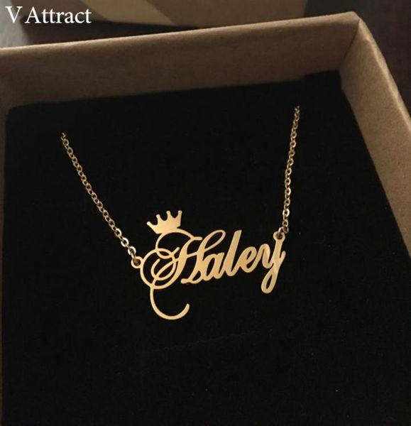 v attract friends gift personalized name necklace women bff jewelry custom cursive crown choker femme rose gold collier v19101870652, Silver
v attract friends gift personalized name necklace women bff jewelry custom cursive crown choker femme rose gold collier v19101870652, Silver