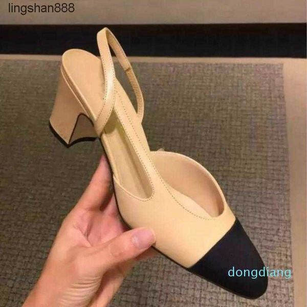 dress shoes high heels fashion shoes genuine leather open on formal chunky heel slingbacks sandals, Black
dress shoes high heels fashion shoes genuine leather open on formal chunky heel slingbacks sandals, Black