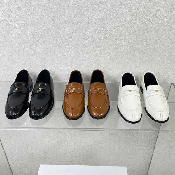 triomphe loafers womens luxury brand loafers outdoor business flat loafer cowhide leather loafers british fashion loafer upper with brand si, Black
triomphe loafers womens luxury brand loafers outdoor business flat loafer cowhide leather loafers british fashion loafer upper with brand si, Black