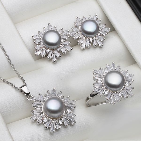 wedding jewelry sets real 925 silver necklace earring 45cm pearl women wedding grey natural freshwater fine bridal 230729, Slivery;golden
wedding jewelry sets real 925 silver necklace earring 45cm pearl women wedding grey natural freshwater fine bridal 230729, Slivery;golden