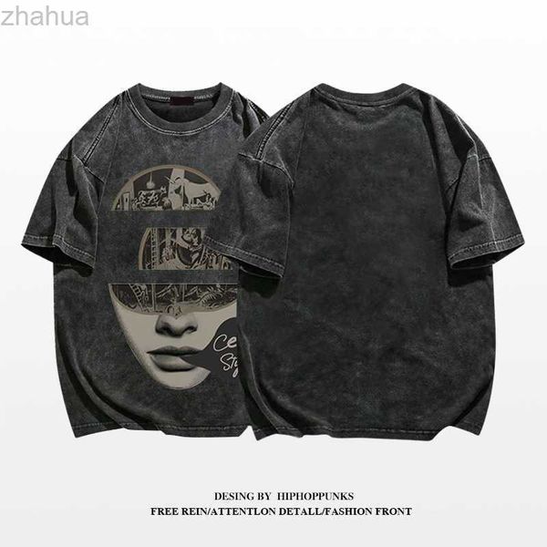 galleries hip fashion brand european and american vintage high street short sleeve men's t-shirt 2023 new large loose heavy duty cotton, White;black
galleries hip fashion brand european and american vintage high street short sleeve men's t-shirt 2023 new large loose heavy duty cotton, White;black