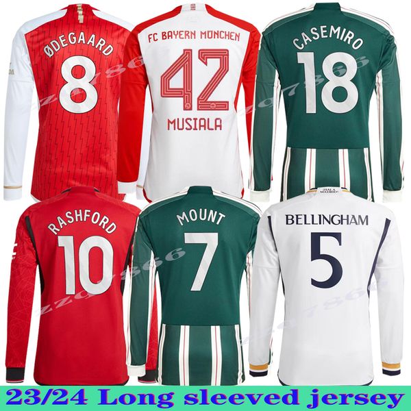 23 24 sancho havertz bellingham sane long sleeved soccer jerseys mount bruno fernandes rashford football shirt casemiro jesus son men unifor, Black;yellow
23 24 sancho havertz bellingham sane long sleeved soccer jerseys mount bruno fernandes rashford football shirt casemiro jesus son men unifor, Black;yellow