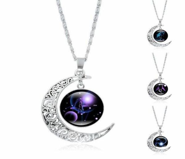 fashion 12 constellation necklace zodiac glass cabochon pendant silver crescent moon silver chain necklace women jewelry4377858
fashion 12 constellation necklace zodiac glass cabochon pendant silver crescent moon silver chain necklace women jewelry4377858