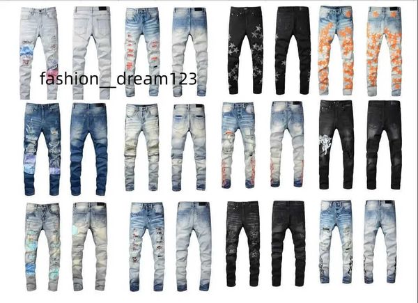2023european and american men's jeans designer jeans street fashion tide brand cycling motorcycle wash patch letter loose fit pants, Blue
2023european and american men's jeans designer jeans street fashion tide brand cycling motorcycle wash patch letter loose fit pants, Blue