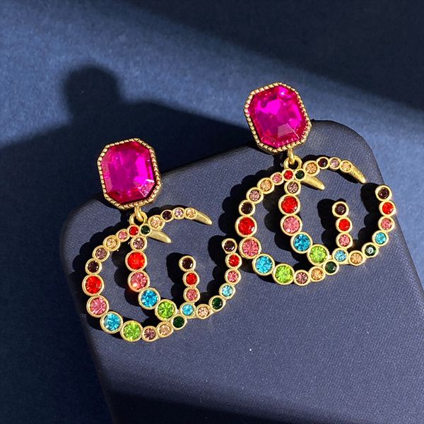 womens luxury retro vintage letters stud earrings brand designer colorful bling diamond crystal dangle earring ear rings earings party weddi, Golden;silver
womens luxury retro vintage letters stud earrings brand designer colorful bling diamond crystal dangle earring ear rings earings party weddi, Golden;silver