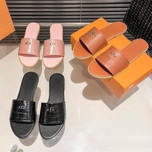 leather slippers classic womens designer shoes fashion comfortable sandals outdoor non-slip beach shoes breathable wear casual shoes summer, Black
leather slippers classic womens designer shoes fashion comfortable sandals outdoor non-slip beach shoes breathable wear casual shoes summer, Black