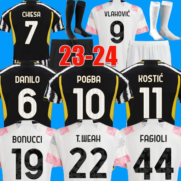 t.weah 23 24 juventus soccer jerseys vlahovic 2023 2024 pogba chiesa bonucci danilo fagioli rabiot football shirt kit away jersey men kids k, Black;yellow
t.weah 23 24 juventus soccer jerseys vlahovic 2023 2024 pogba chiesa bonucci danilo fagioli rabiot football shirt kit away jersey men kids k, Black;yellow
