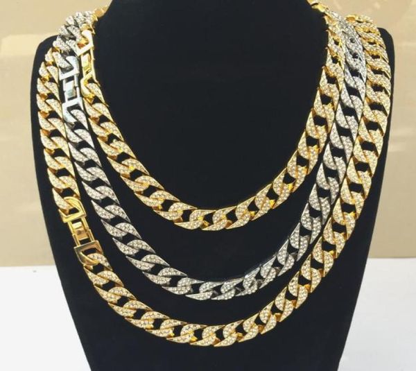 mens gold miami cuban link chains fashion hip hop iced out chain hiphop necklace jewelry3435192, Silver
mens gold miami cuban link chains fashion hip hop iced out chain hiphop necklace jewelry3435192, Silver