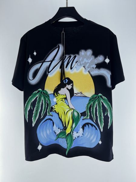 mens t shirts women luxurys designers shirt fashion mermaid design tee men casual short sleeves street designer top, White;black
mens t shirts women luxurys designers shirt fashion mermaid design tee men casual short sleeves street designer top, White;black