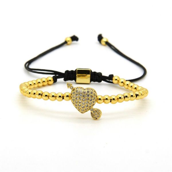 valentine jewelry whole plated copper beads with an arrow through the love heart clear cz bead wedding bracelet180j, Golden;silver
valentine jewelry whole plated copper beads with an arrow through the love heart clear cz bead wedding bracelet180j, Golden;silver