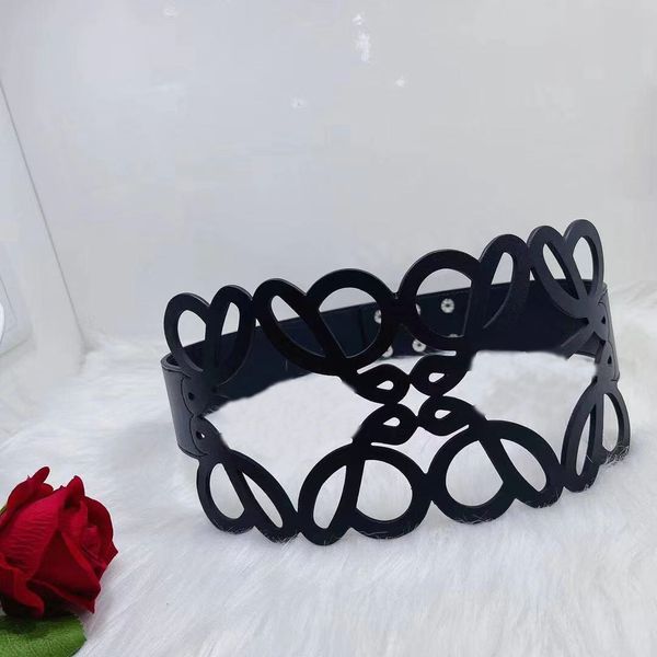 light luxury hollowed out waist belt for women's decoration with skirt, summer waist binding, fashionable and versatile, wide belt, per, Black;brown
light luxury hollowed out waist belt for women's decoration with skirt, summer waist binding, fashionable and versatile, wide belt, per, Black;brown
