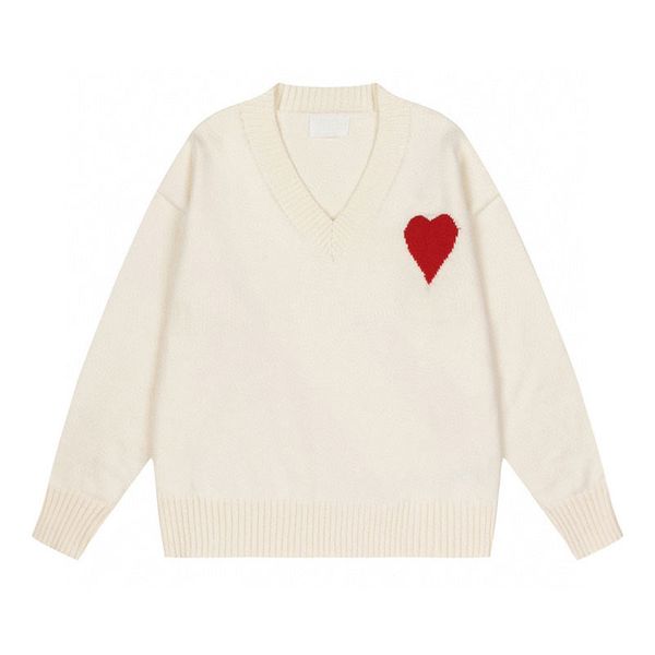 mens and womens designers paris de coeur v neck cardigan sweater hand embroidered red love heart couple sweatshirts, White;black
mens and womens designers paris de coeur v neck cardigan sweater hand embroidered red love heart couple sweatshirts, White;black