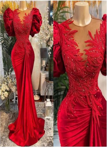 2022 plus size arabic aso ebi red mermaid lace prom dresses beaded sheer neck velvet evening formal party second reception gowns d7006640, Black
2022 plus size arabic aso ebi red mermaid lace prom dresses beaded sheer neck velvet evening formal party second reception gowns d7006640, Black