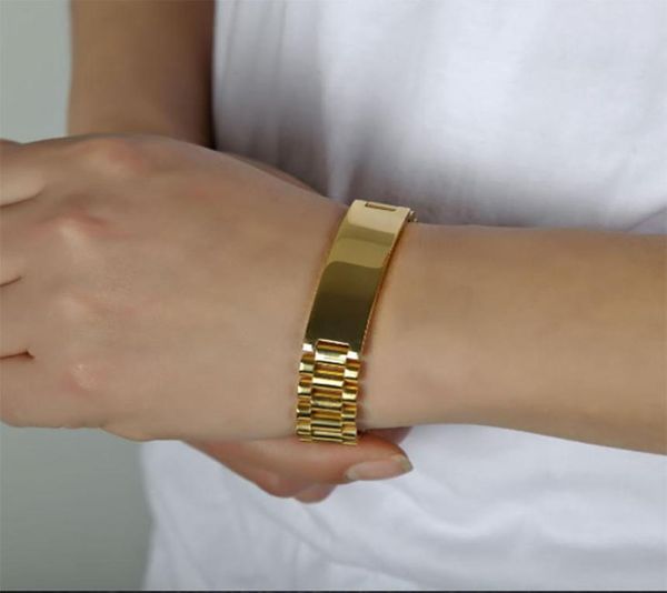 cool mens 15mm 21cm watch band bracelet gold plated 316l stainless steel strap solid links cuff bangles jewelry gift2072757, Bronze;slivery
cool mens 15mm 21cm watch band bracelet gold plated 316l stainless steel strap solid links cuff bangles jewelry gift2072757, Bronze;slivery
