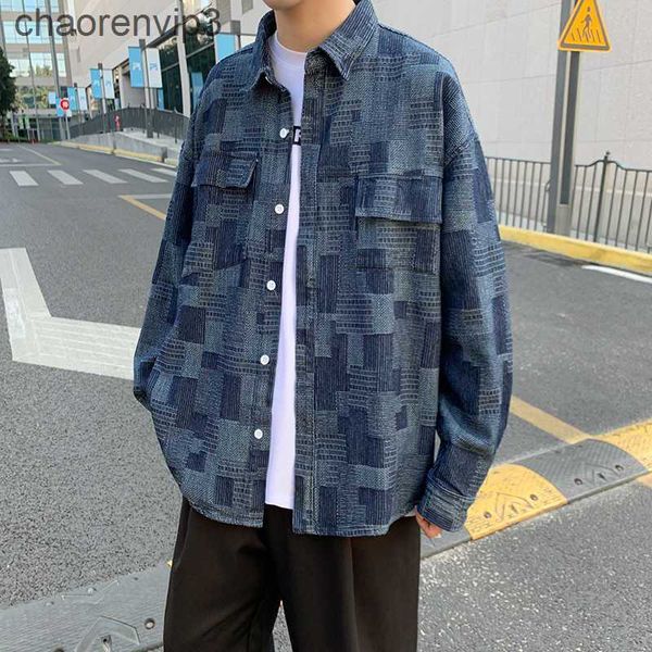 ins retro trendy denim shirt loose and versatile long sleeved shirt hong kong style summer korean version work jacket for men, White;black
ins retro trendy denim shirt loose and versatile long sleeved shirt hong kong style summer korean version work jacket for men, White;black