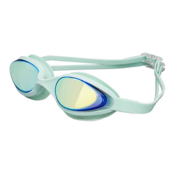 swimming goggles anti-fog electroplating men's and women's silicone outdoor swimming glasses diving goggles, Blue
swimming goggles anti-fog electroplating men's and women's silicone outdoor swimming glasses diving goggles, Blue