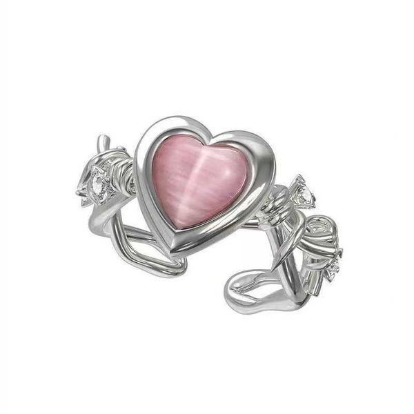 fashion heart ring cat eye peach heart adjustable women design premium rings wedding party jewelry gift xh7x, Silver
fashion heart ring cat eye peach heart adjustable women design premium rings wedding party jewelry gift xh7x, Silver