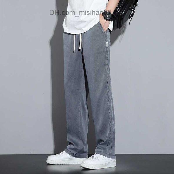 men's pants summer soft lyocell fabric men's jeans thin loose straight drawn elastic waist korean casual men's plus size m-5x, Black
men's pants summer soft lyocell fabric men's jeans thin loose straight drawn elastic waist korean casual men's plus size m-5x, Black