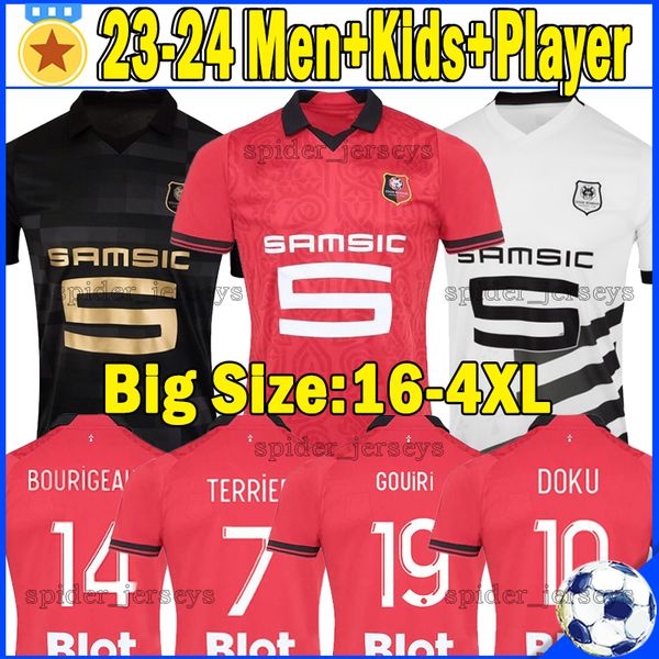 xxxl 4xl 2023 rennes stade rennais soccer jerseys kalimuendo belocian 23 24 sulemana terrier bourigeaud men player kids kits socks full sets, Black;yellow
xxxl 4xl 2023 rennes stade rennais soccer jerseys kalimuendo belocian 23 24 sulemana terrier bourigeaud men player kids kits socks full sets, Black;yellow