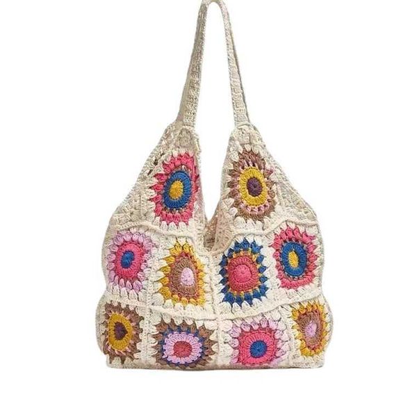 new summer fashion crocheted tote bag knitted underarm shoulder bag women 230731
new summer fashion crocheted tote bag knitted underarm shoulder bag women 230731
