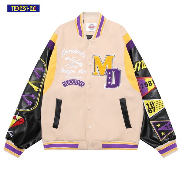 mens jackets winter varsity jacket men letter embroidery badge baseball street fashion hip hop coat oversized casual couple clothes 230729, Black;brown
mens jackets winter varsity jacket men letter embroidery badge baseball street fashion hip hop coat oversized casual couple clothes 230729, Black;brown