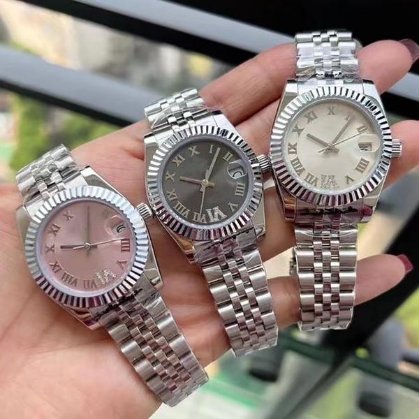 women's automatic watch designer classic 31mm mechanical watch 904l all stainless steel strap with 6-point diamond dial 007 sapphire wa, Slivery;brown
women's automatic watch designer classic 31mm mechanical watch 904l all stainless steel strap with 6-point diamond dial 007 sapphire wa, Slivery;brown