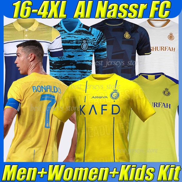4xl al nassr fc ronaldo soccer jerseys 23/24 mane fans player version cr7 gonzalo martinez talisca ghislain konan vincent aboubakar men wome, Black;yellow
4xl al nassr fc ronaldo soccer jerseys 23/24 mane fans player version cr7 gonzalo martinez talisca ghislain konan vincent aboubakar men wome, Black;yellow