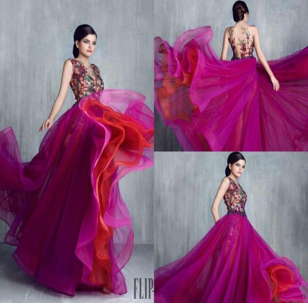 2018 tony chaaya prom dresses sheer jewel neck lace appliques beads illusion sleeveless formal dress party tiered skirt eveni5751880, Black
2018 tony chaaya prom dresses sheer jewel neck lace appliques beads illusion sleeveless formal dress party tiered skirt eveni5751880, Black